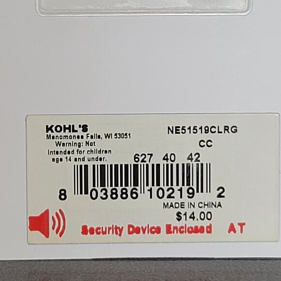 16" Initial M Necklace Rose Gold Tone Small Rhinestone Charm New Lauren Conrad - Picture 7 of 7